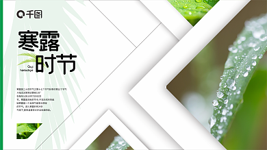 二十四节气寒露展板海报