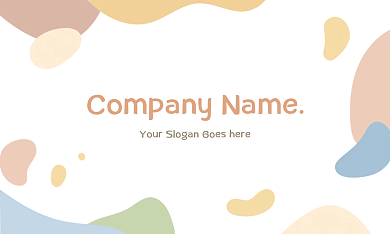 简约小清新温柔商务名片