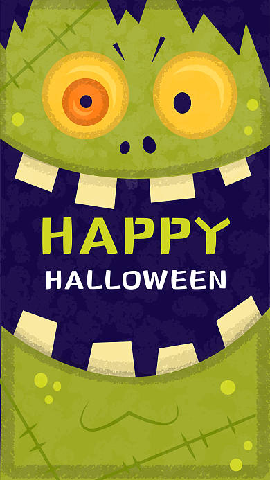 万圣节促销活动狂欢海报