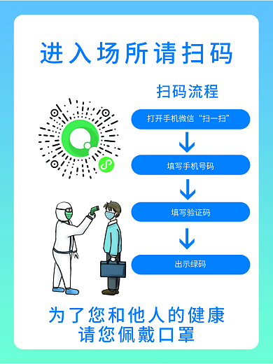 防疫健康码扫码流程