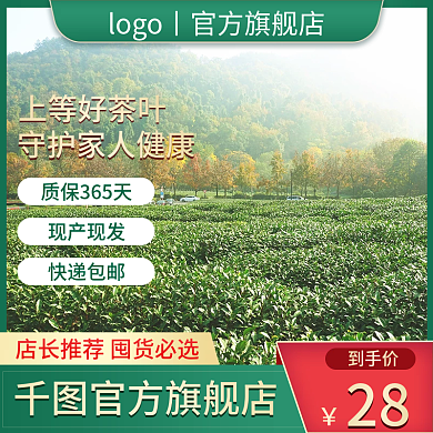 饮料上等茶叶批发干品促销主图直通车模板