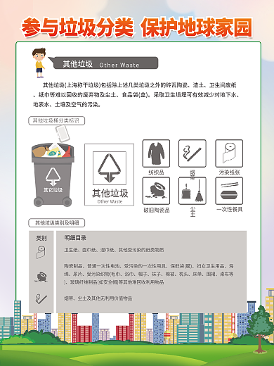垃圾分类海报图片