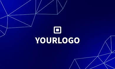 商务科技简约名片