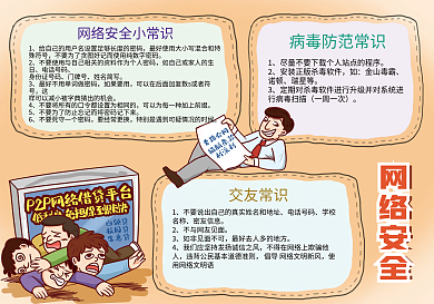 网络安全宣传手抄报