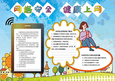 网络安全宣传手抄报