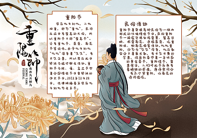 九九重阳节手抄报
