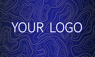 名片 蓝色 商务 简约 欧式