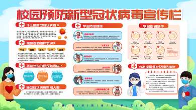 AICDR学校预防新型冠状病毒宣传栏