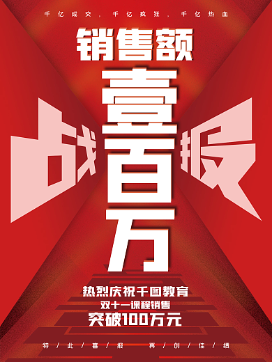 极简原创双十一教育销售战报