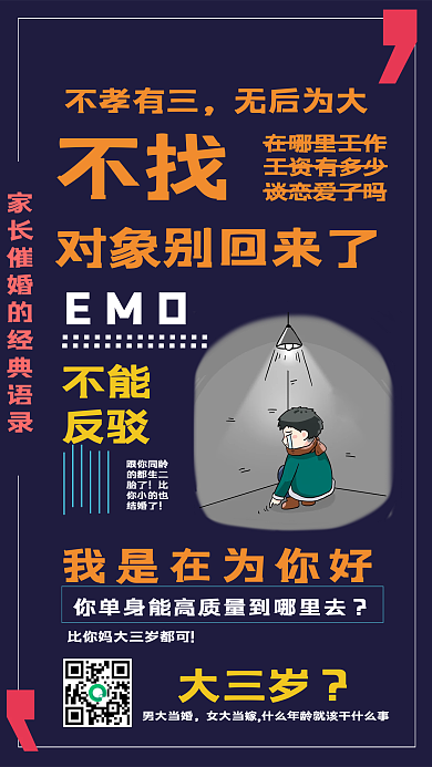 年度回顾关键词趣味手机海报