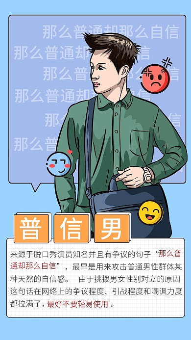 年度回顾关键词趣味手机海报
