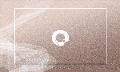 磨砂质感浅色科技线条几何简约商务名片