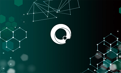 绿色渐变形状几何科技线条素材简约商务名片