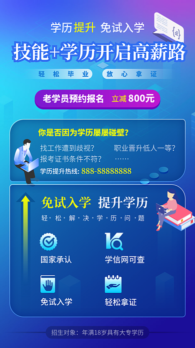 教育学历提升在职研究生培训手机