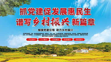 抓党建促发展惠民生谱写乡村振兴新篇章党建