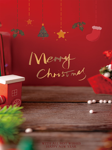 圣诞节摄影图海报