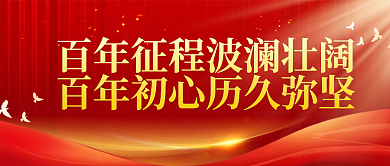 十九届六中全会召开党建风红色公众号封面