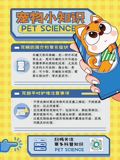 宠物疾病科普海报