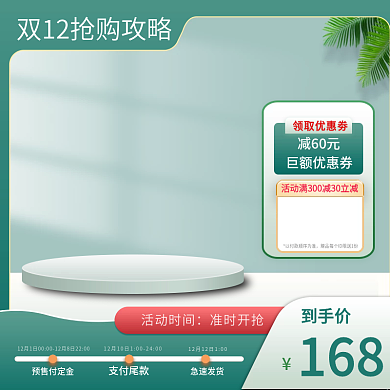 双12淘宝主图天猫电商标签双十二直通车图