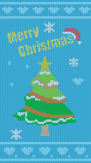 圣诞平安夜节日问候日签欢迎页原创