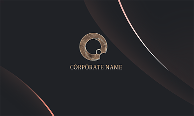 几何简约商务金属质感简约高端大气名片