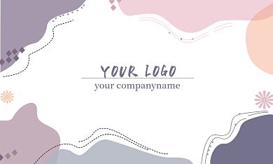 清新风格商务名片