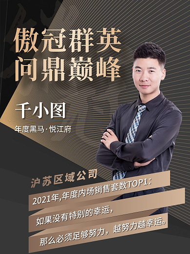 企业地产销冠黑金人物光荣榜