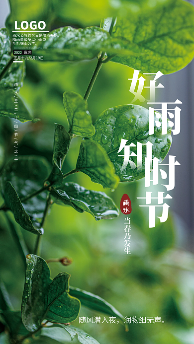 雨水诗句季节节气