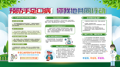 手足口病预防科普展板