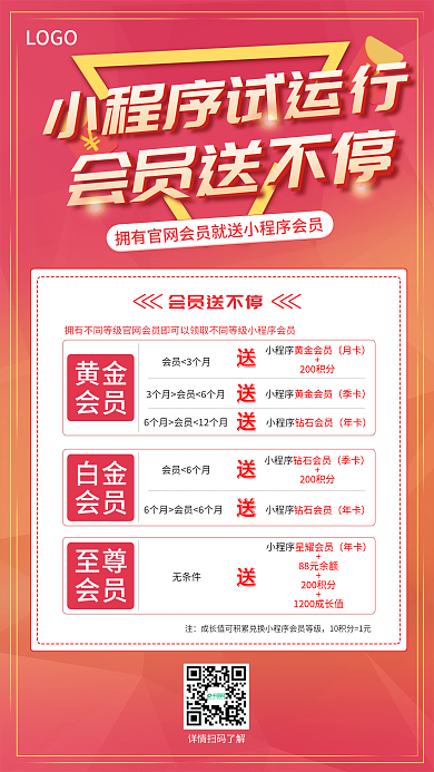 红色活动促销手机海报