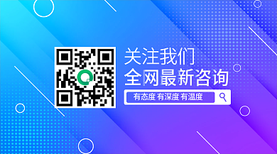 商务科技风二维码名片