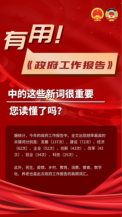 司法党政两会工作报告新词关键词解读新媒体