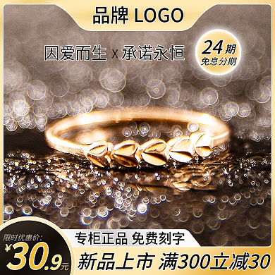 精致饰品项链直通车主图