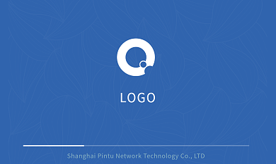 蓝色高端商务名片企业简约大气创意商业名片