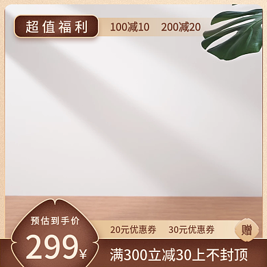 中国风古典清新电商直通车主图