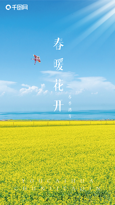 春季踏青节日海报