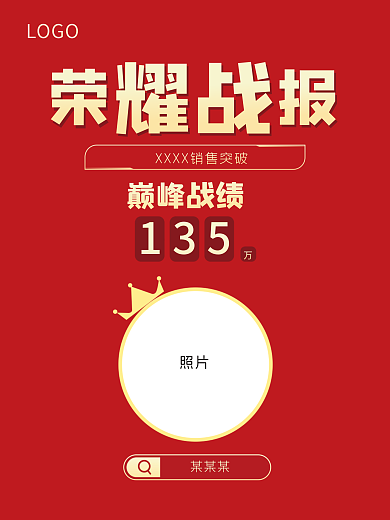 地产销售荣誉战报