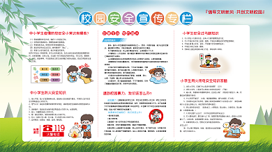 校园安全知识专栏