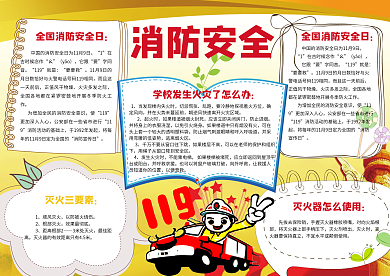 消防安全小报5