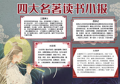 四大名著手抄报