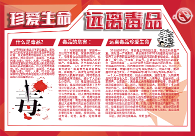 珍爱生命远离手抄报小报