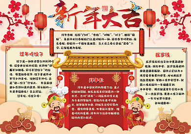新年大吉狗年小报
