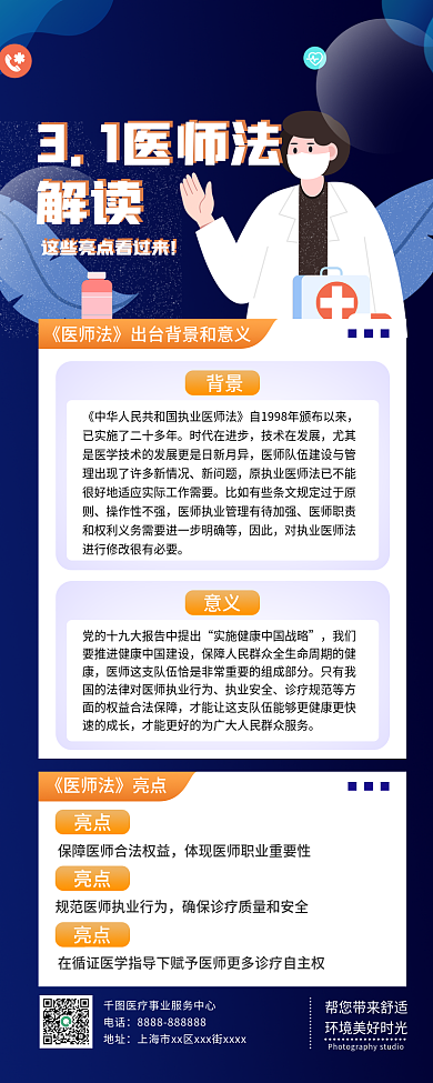 3.1医师法解读手机海报