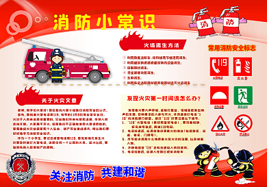 消防小常识手抄报