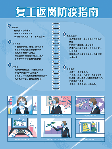 复工反岗防疫指南小知识