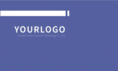 紫色商务名片高端简约大气企业创意商业名片