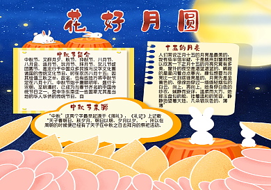 花好月圆小报