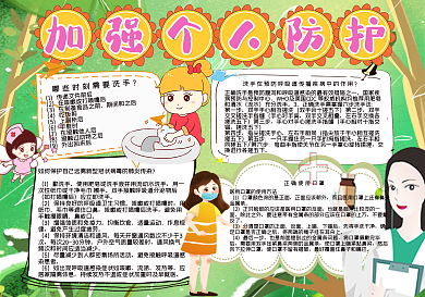 个人防护手抄报