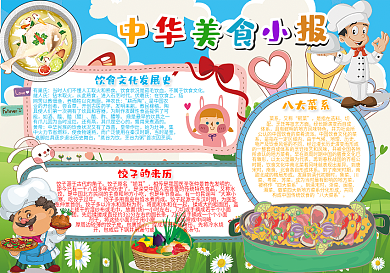 2018中华美食小报