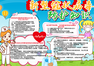 新型冠状肺炎防护知识